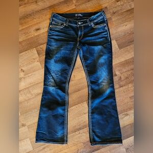 Silver Suki Mid Boot Denim 34x33